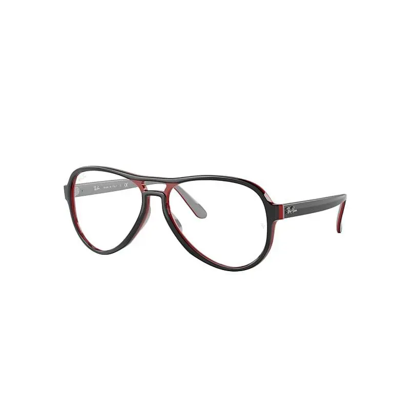 Ray -ban ORX4355V 8136 Black Red Light Grey 55-15-140 Unisex Eyeglasses