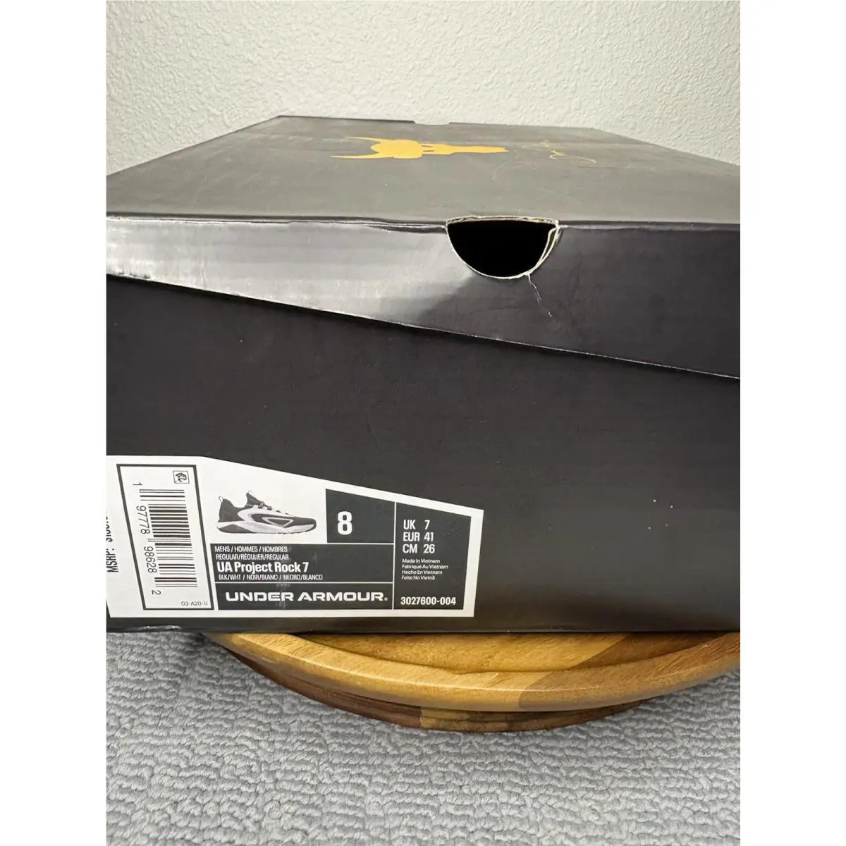 Under Armour shoes - Under Armour Project Rock 7 - 3027600 004 - Black 3