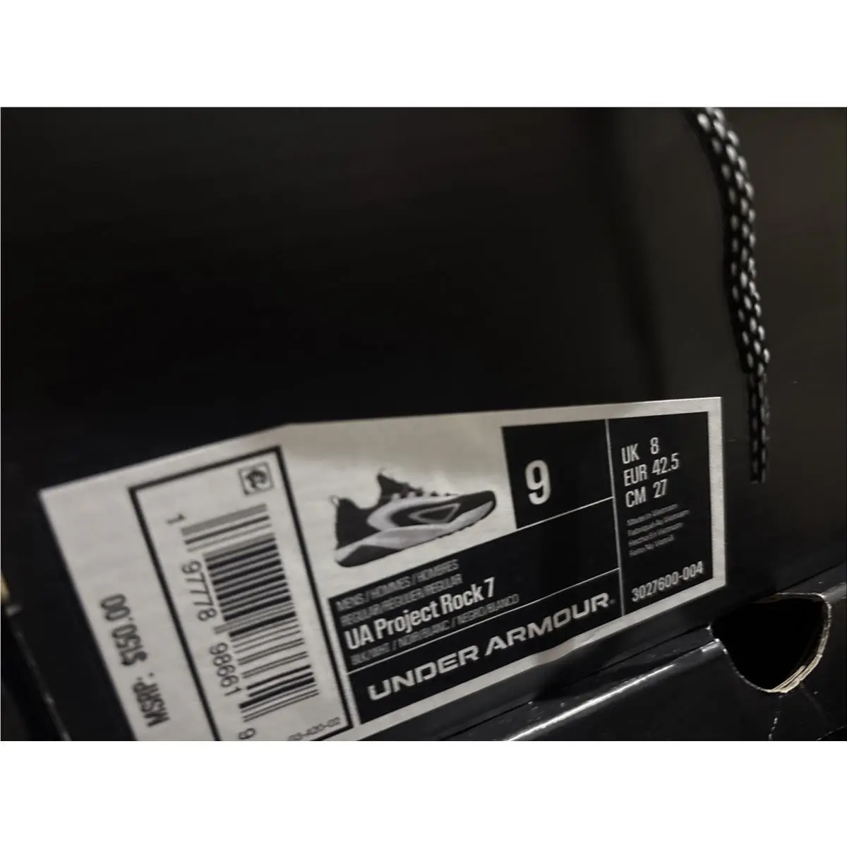 Under Armour shoes - Under Armour Project Rock 7 - 3027600 004 - Black 3