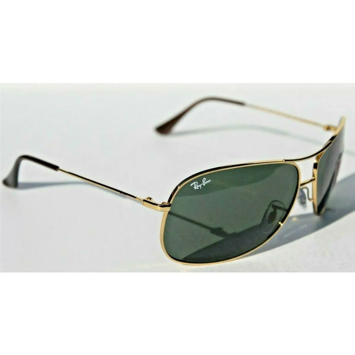 Ray-ban Sunglasses RB3267 001/71 64 Gold Green/gray Classic G15 Arista Aviator