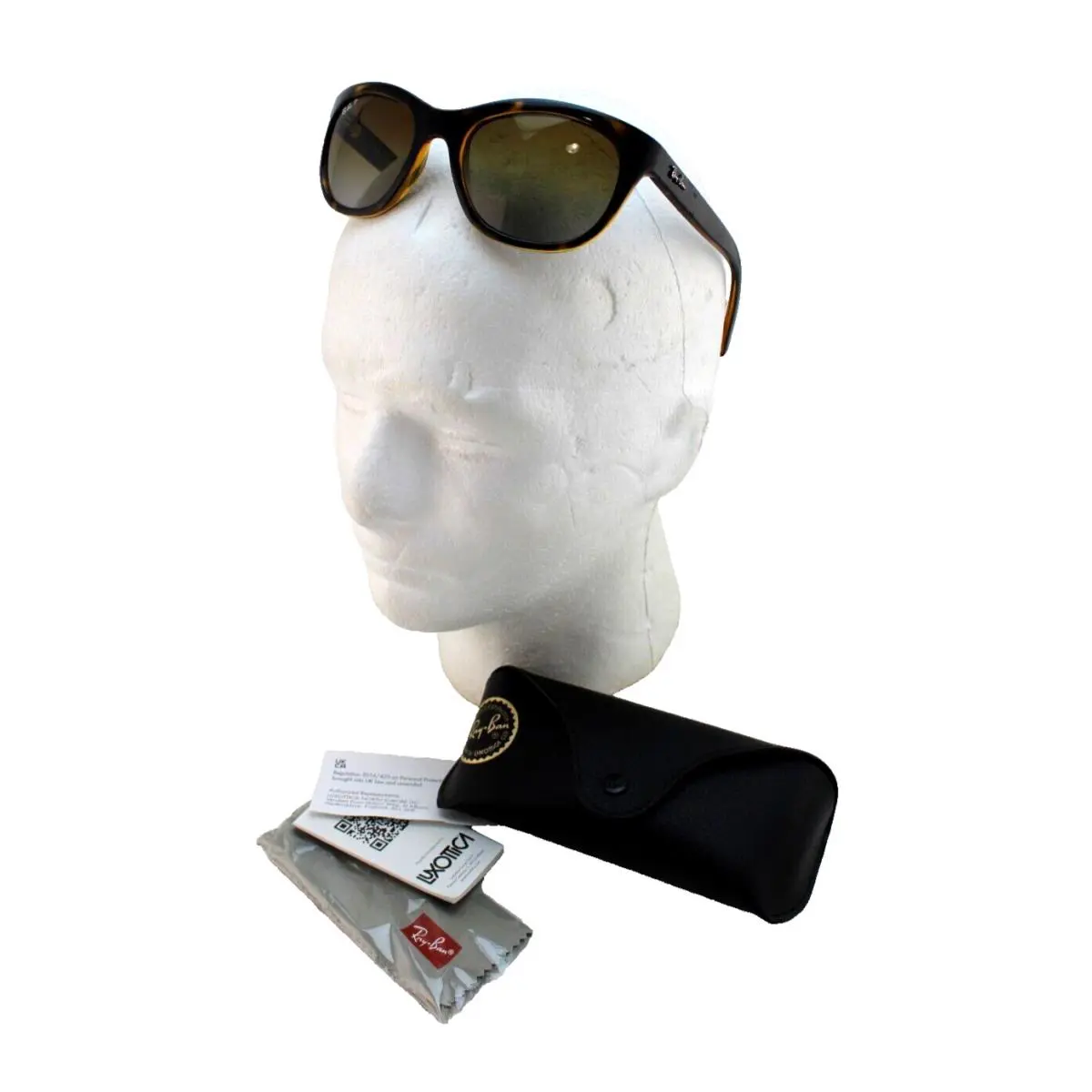 Ray Ban Havana RB4216 56mm Marbled Brown Frame Polarized Lenses Women Sunglasses