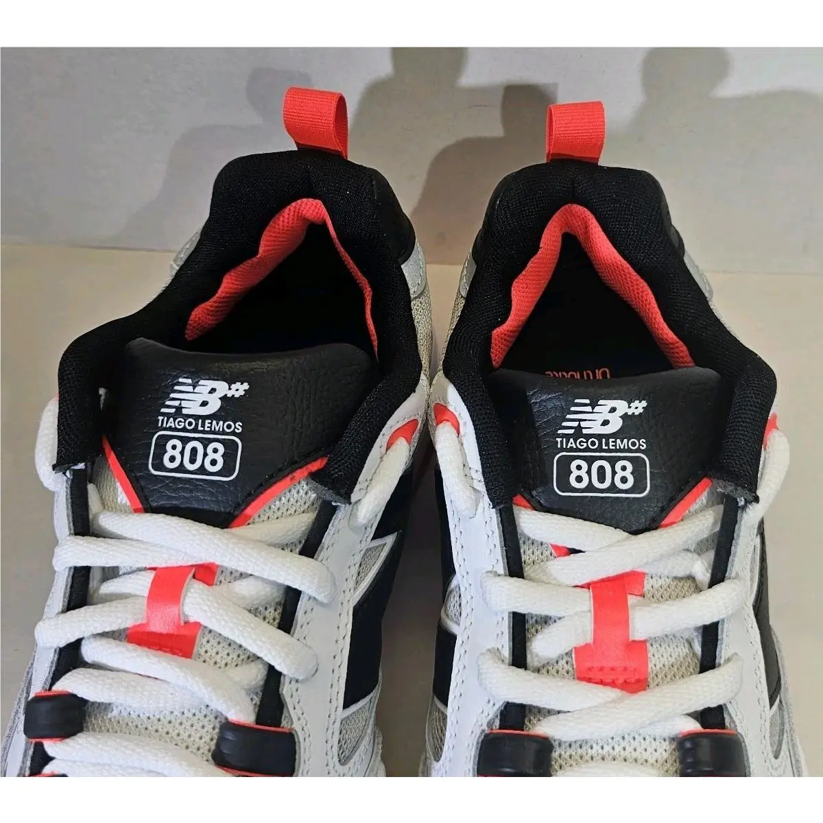 New Balance shoes - NB Numeric NB# Tiago Lemos 808 White/Black skate shoes - NM808NAP - White/Grey/Black/Red 8
