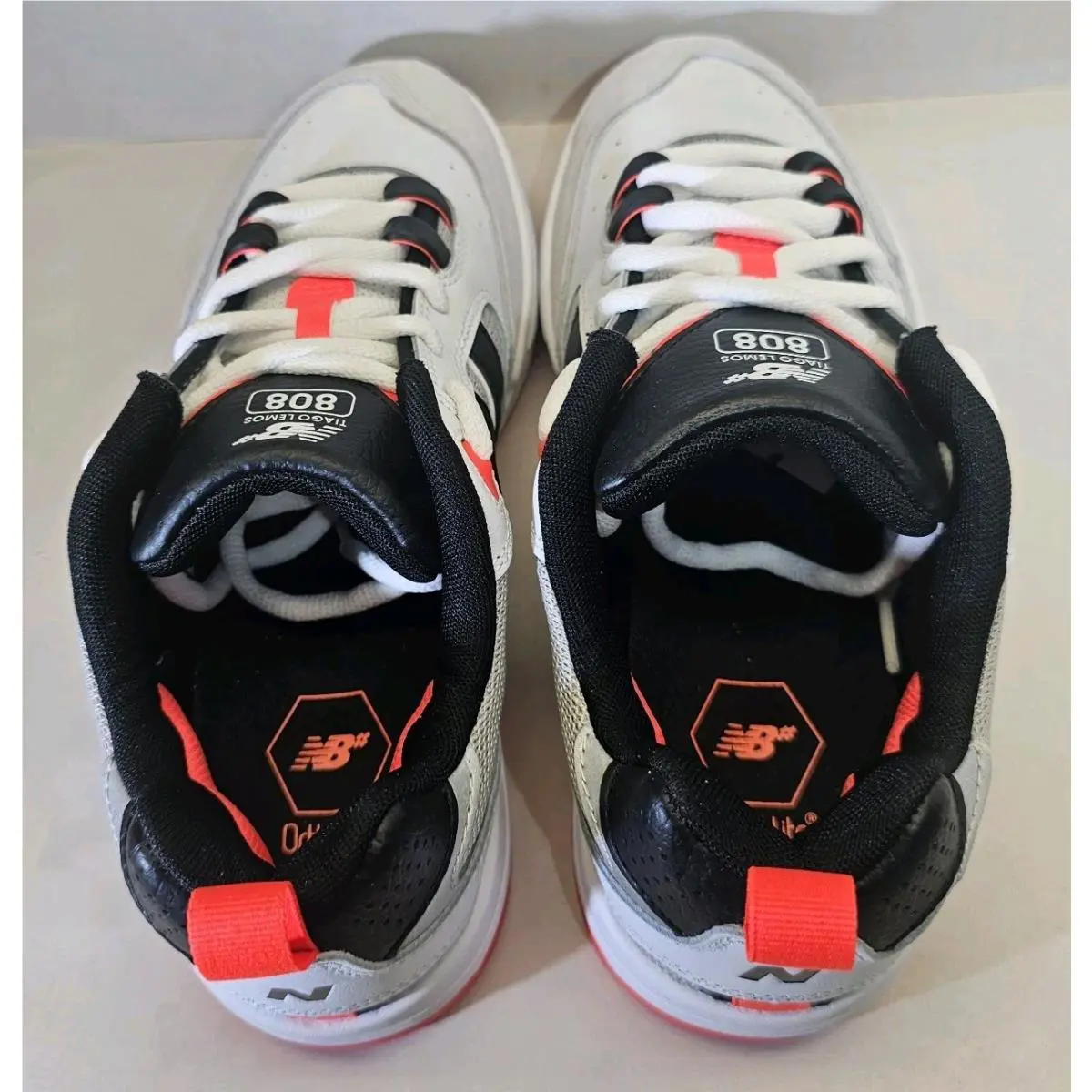 New Balance shoes - NB Numeric NB# Tiago Lemos 808 White/Black skate shoes - NM808NAP - White/Grey/Black/Red 18