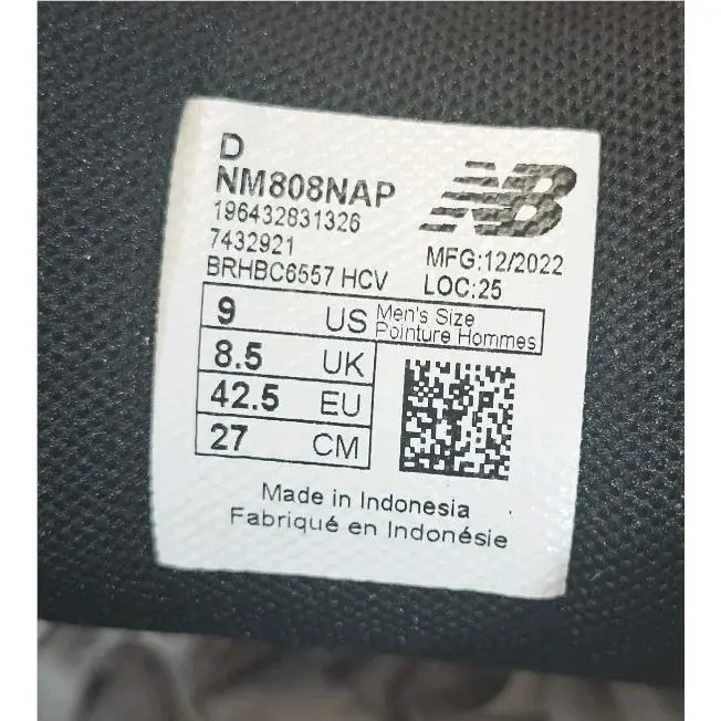 New Balance shoes - NB Numeric NB# Tiago Lemos 808 White/Black skate shoes - NM808NAP - White/Grey/Black/Red 10