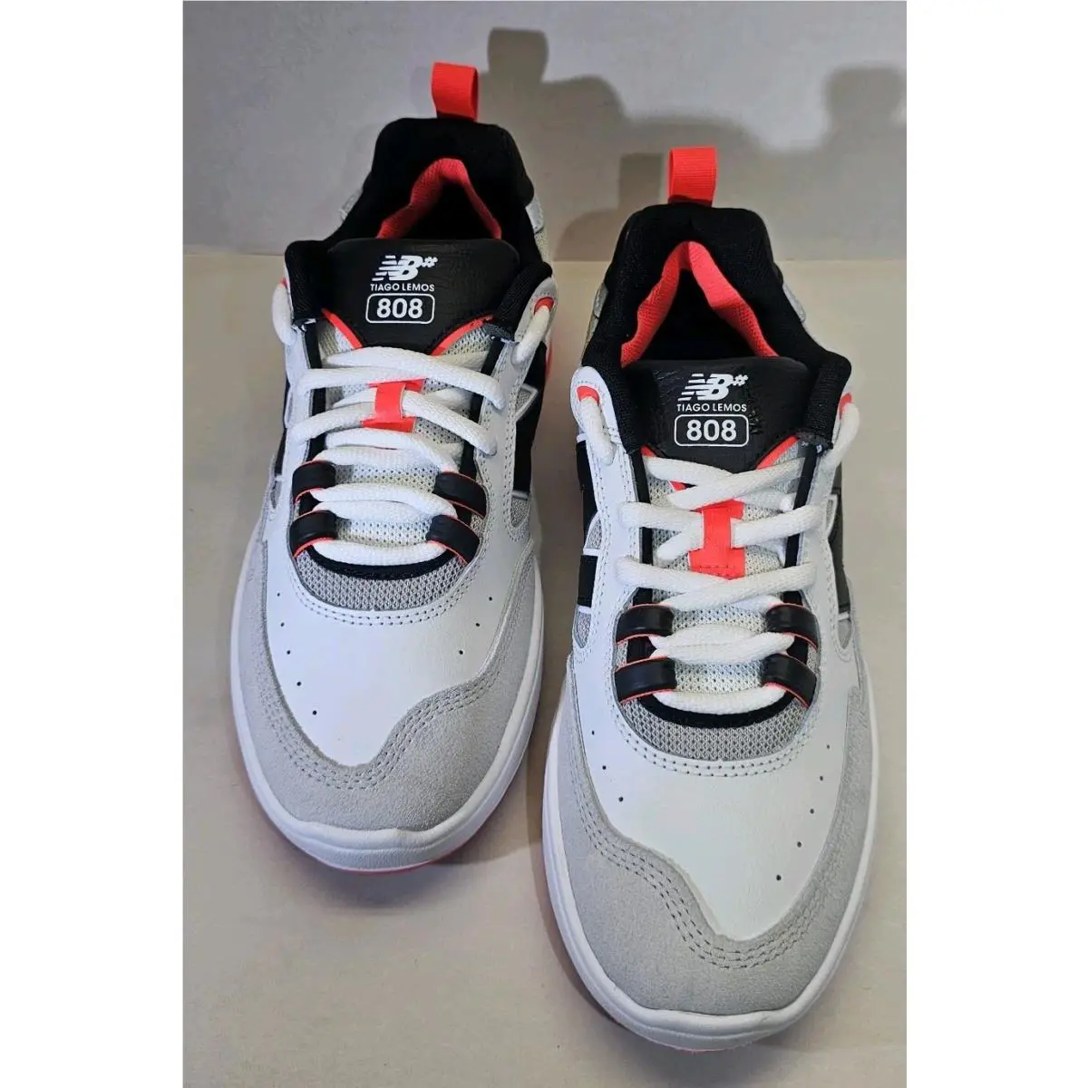 New Balance shoes - NB Numeric NB# Tiago Lemos 808 White/Black skate shoes - NM808NAP - White/Grey/Black/Red 21