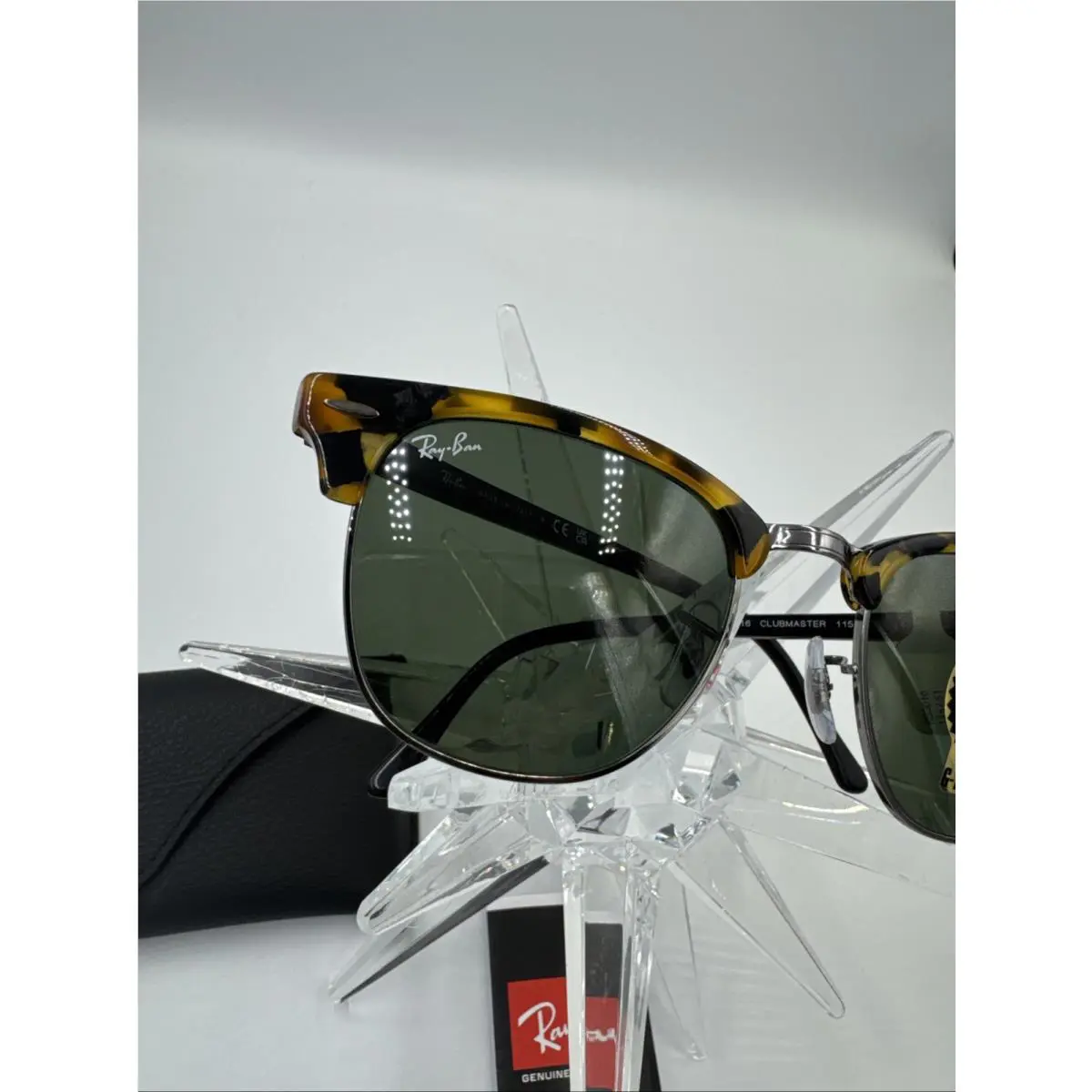 Rayban Sunglasses 3016 1157 51mm Tortoise Frame with Black Temples with G-15 Len