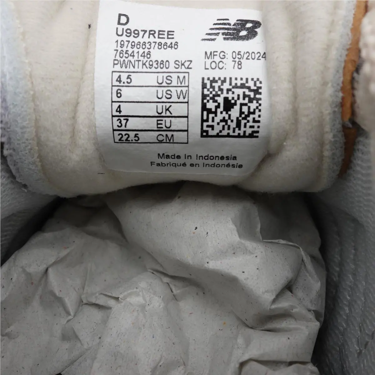 New Balance shoes - New Balance 997R - U997REE - Gray (UPC: 197966378646) 0