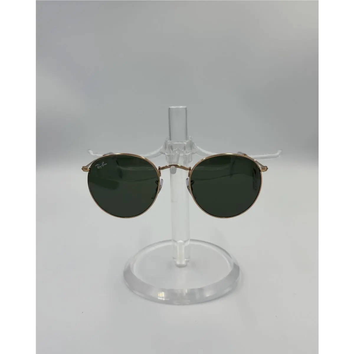 Ray-ban Round Metal - RB3447 9202/31 50mm - Polished Rose Gold/G-15 Green Lenses