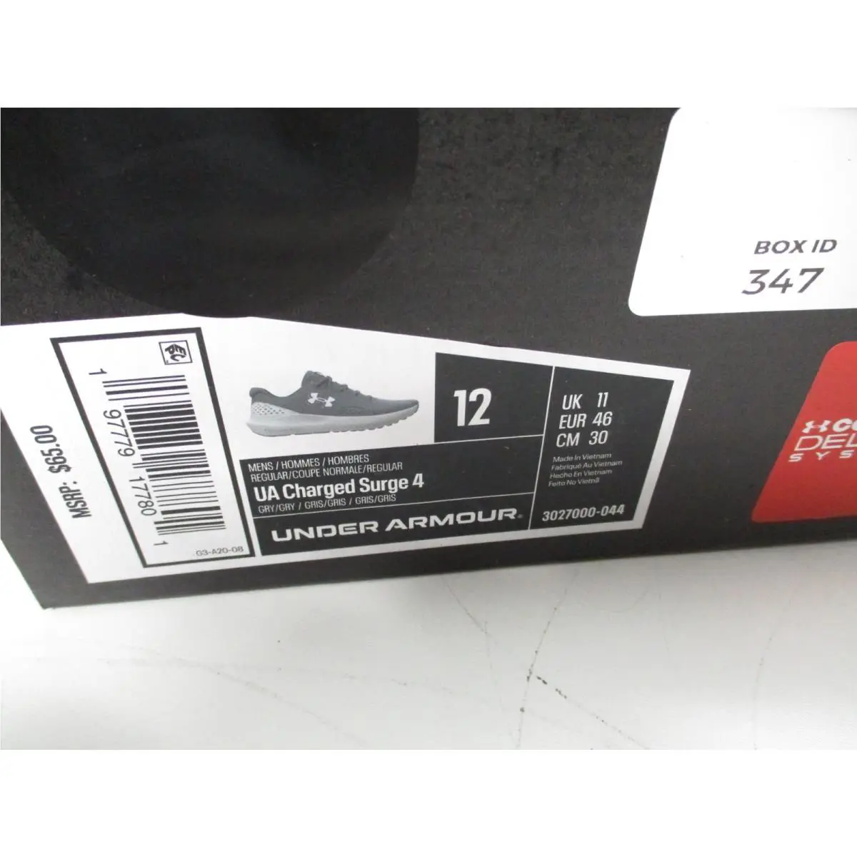 Under Armour shoes - Surge 4 - Surge - 3027000 - Gray (UPC: 196884999872) 6