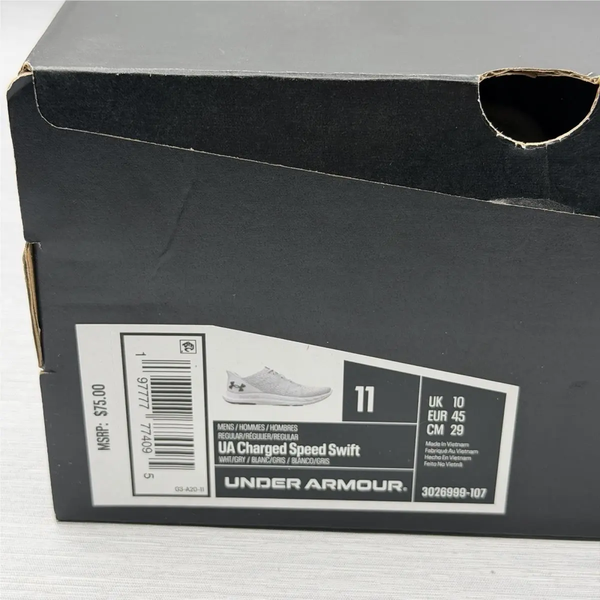 Under Armour shoes - Under Armour Charged Speed Swift - 3027000 - White 5