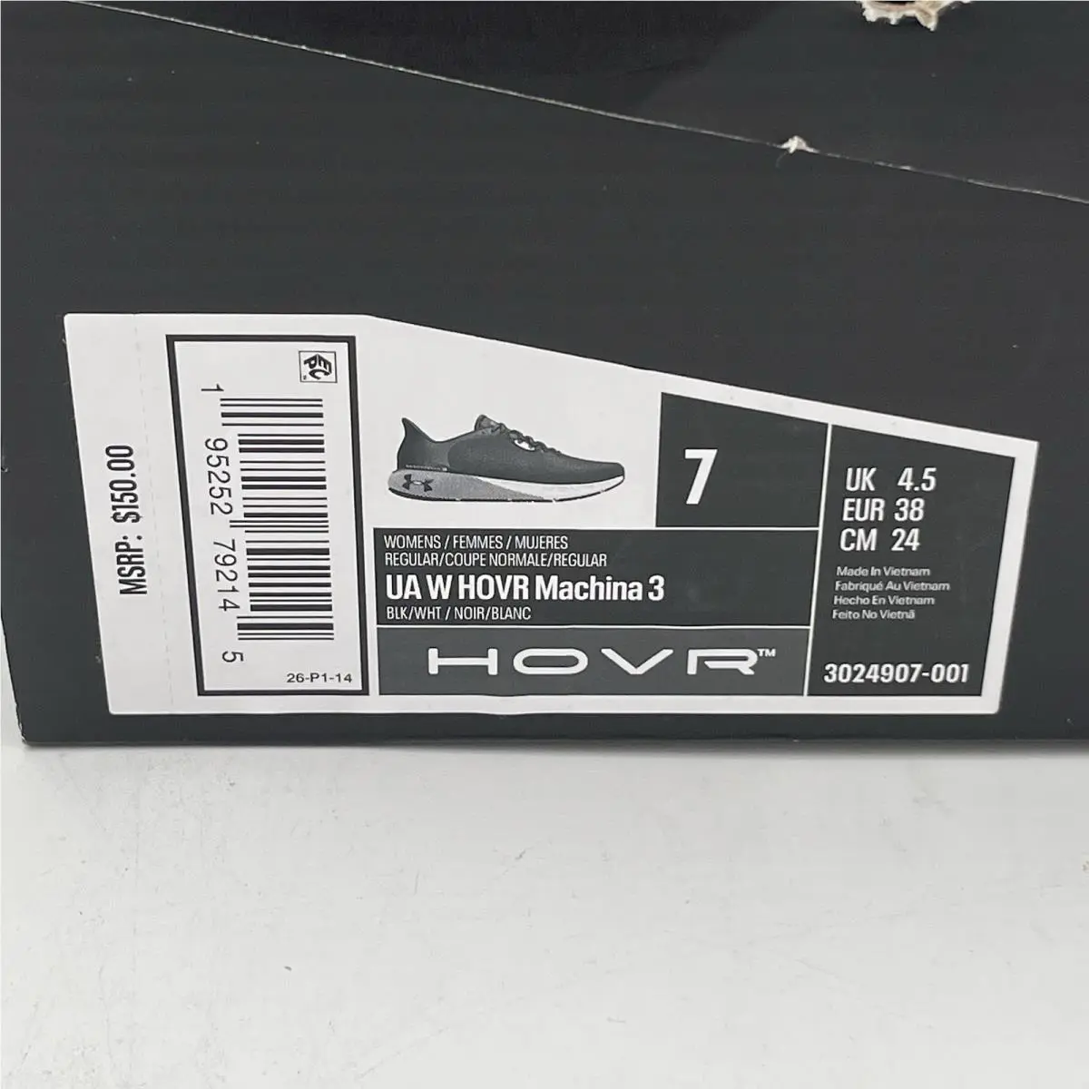 Under Armour shoes - Under Armour Hovr Machina - Hovr Machina - Black (UPC: 195252792145) 8