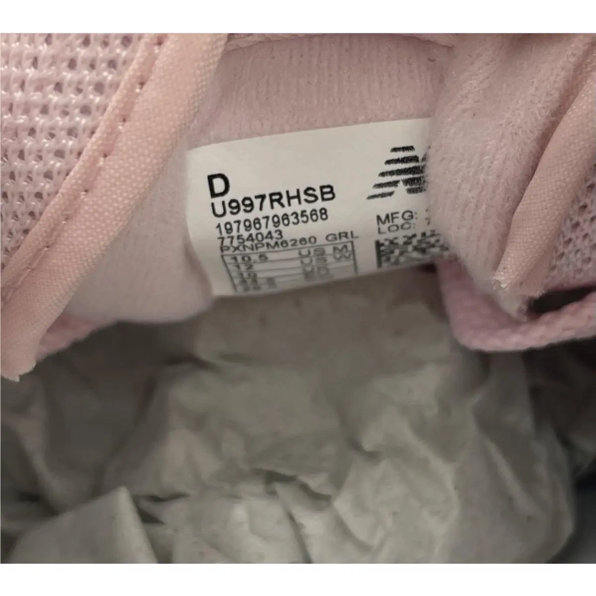 New Balance shoes - New Balance 997R - U997RHSB - Pink 3