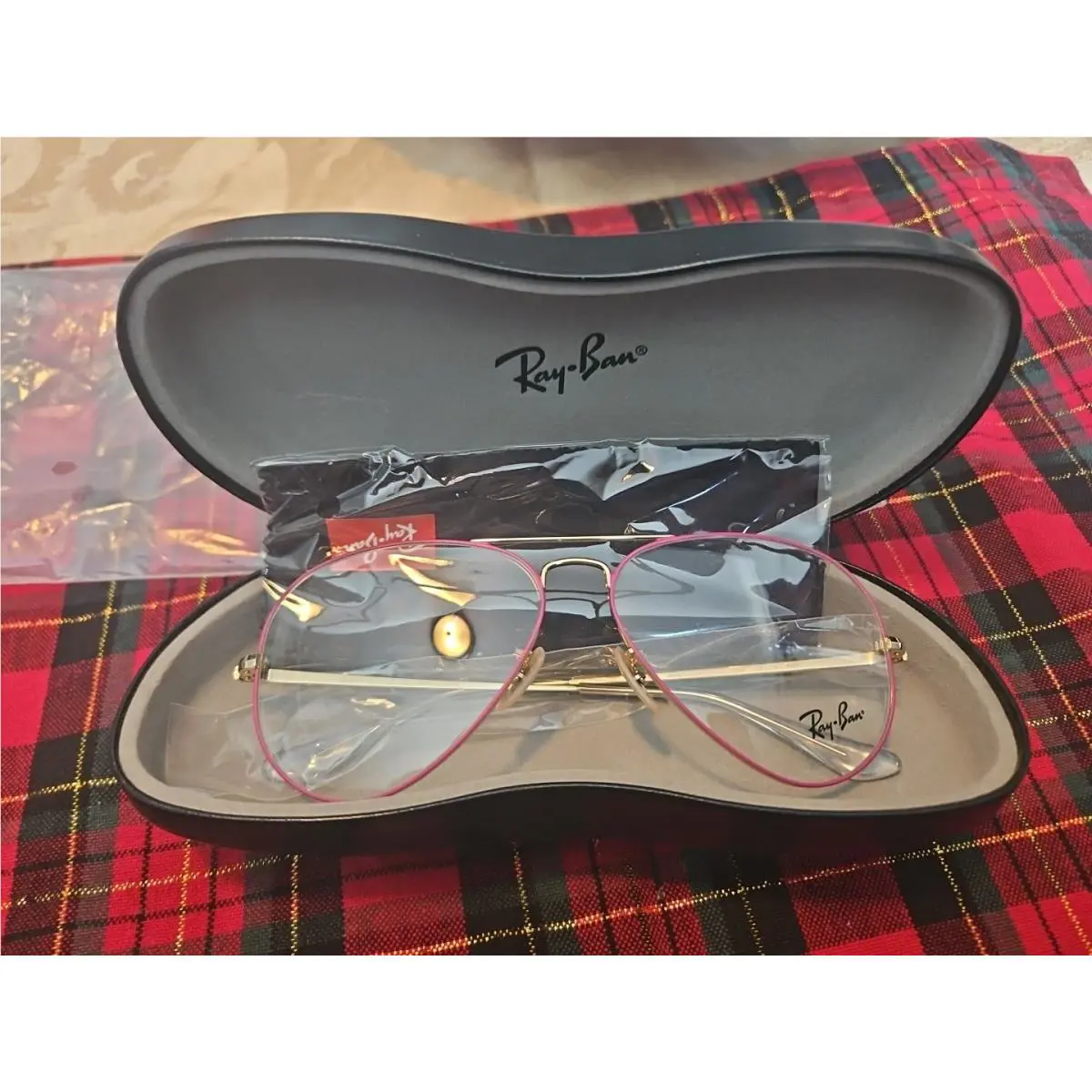 Ray-ban Aviator Matte Violet On Arista Demo Len Style 3137