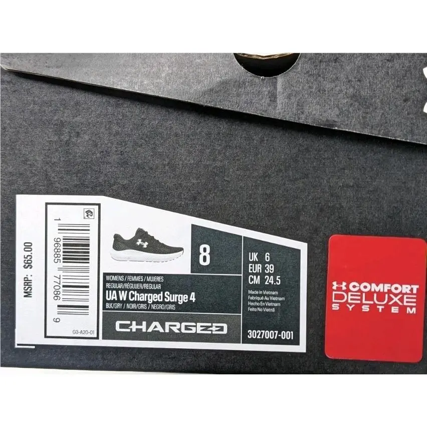 Under Armour shoes - Under Armour Surge - Surge - Black 5
