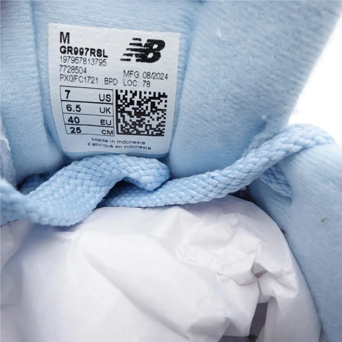 New Balance shoes - New Balance 997R - GR997RSL - Blue, Manufacturer: Light Chrome Blue/Parchment (UPC: 197967813795) 0