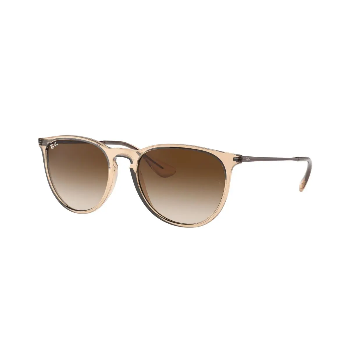 Ray-ban Erika Sunglasses RB4171 6514/13 Shiny Crystal Warm Brown 54mm with Case