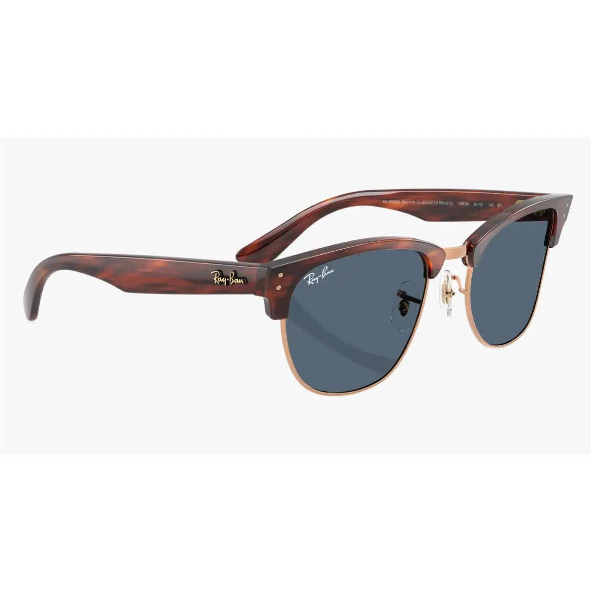 Ray-ban Sunglasses Clubmaster Reverse RB R0504S 1398/3A 54-21 145 Tortoise Gold