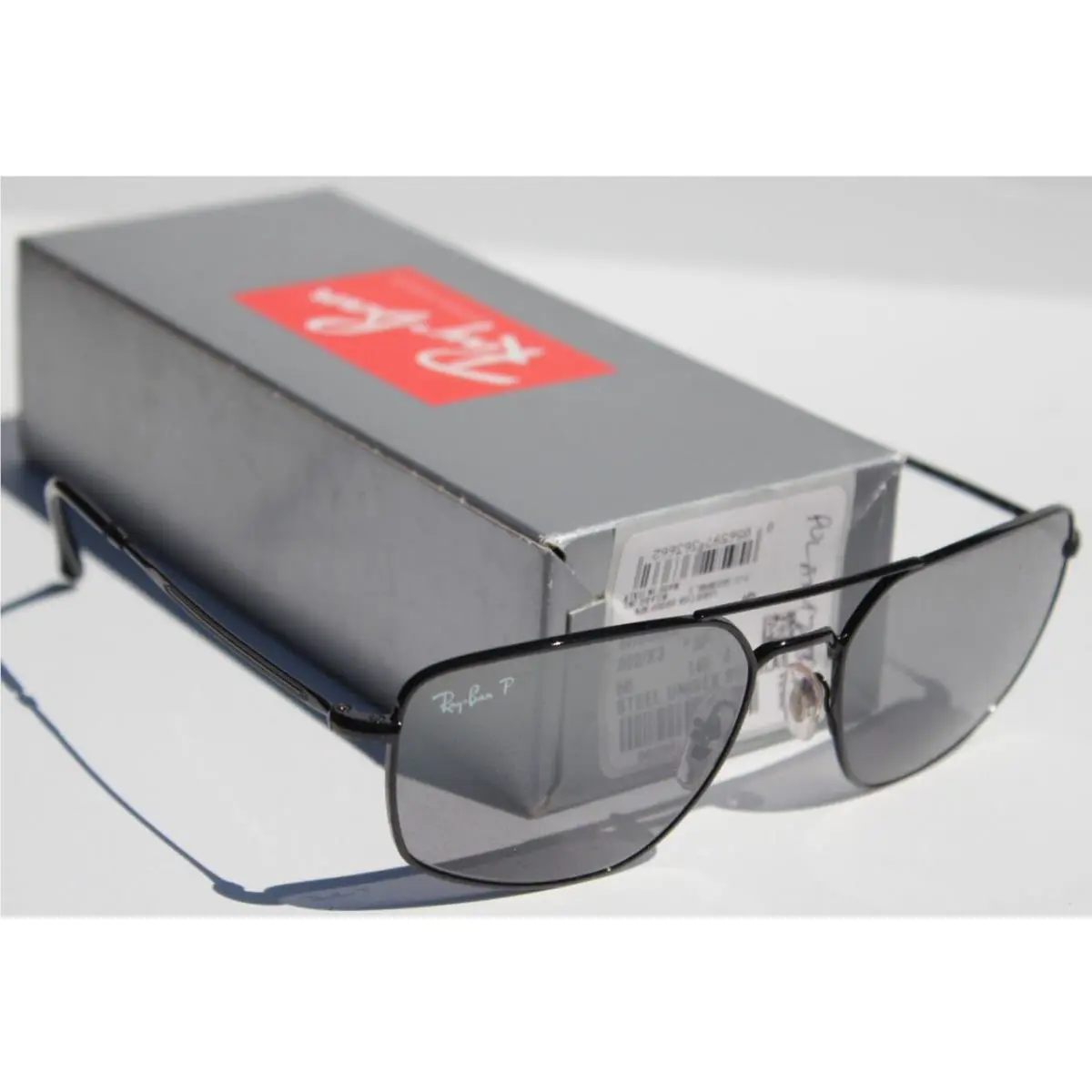 Ray-ban RB3666 Polarized Sunglasses 002/K3 56 Black/gray Mirror