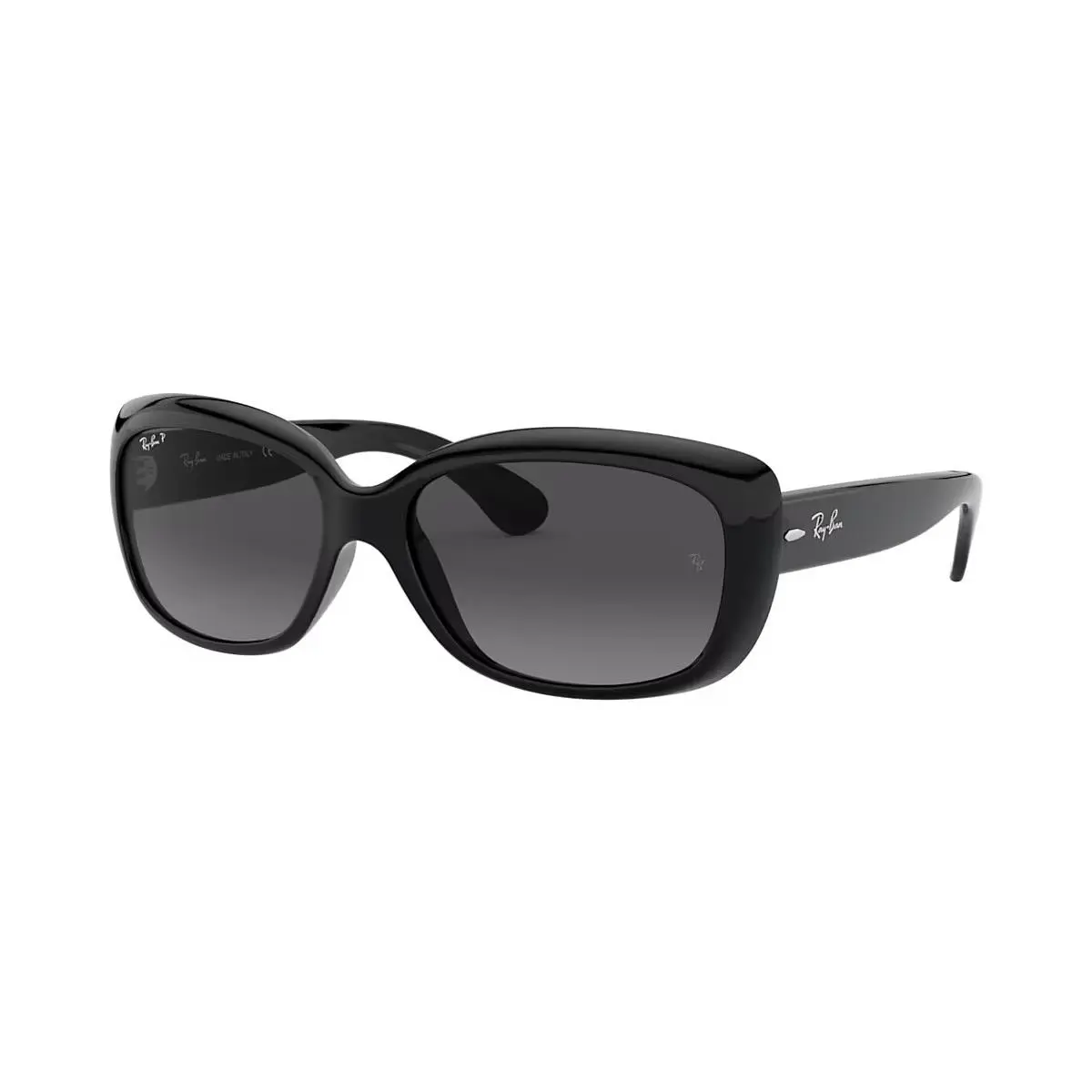 Ray-ban Jackie Ohh Grey Gradient Ladies Sunglasses RB4101-601-T358 - Frame: Black, Lens: Grey Gradient