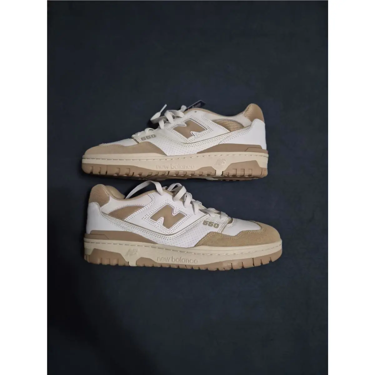 New Balance shoes - New Balance 550 - BB550NEC - Brown, Manufacturer: White/Incense/Driftwood 1