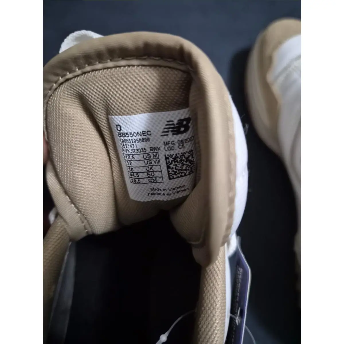 New Balance shoes - New Balance 550 - BB550NEC - Brown, Manufacturer: White/Incense/Driftwood 6