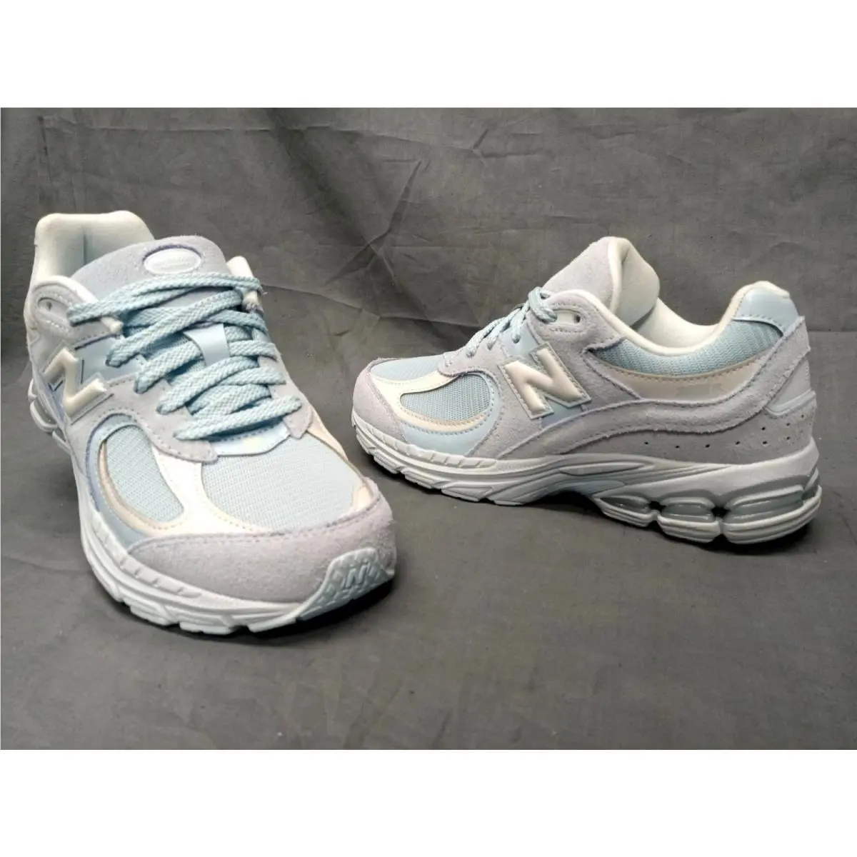 New 2002 (gs) Balance 2002 GS Sneakers GC2002CK Suede Baby Blue Girls Size 6