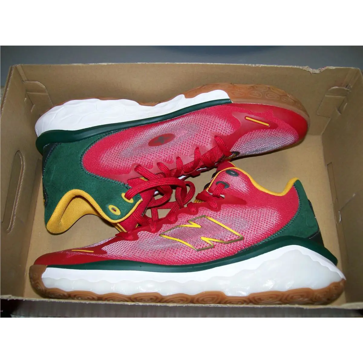 New Balance shoes - New Balance Fresh Foam BB - BBFRSHSV - Green / Red (UPC: 196941591643) 1