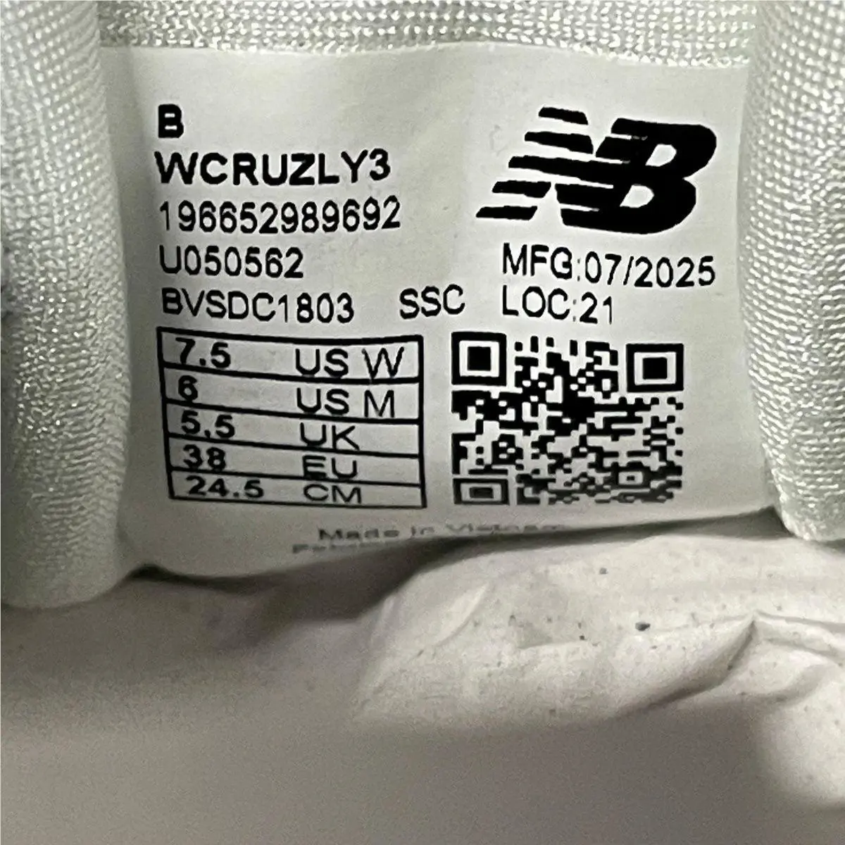 New Balance shoes - vs-180305 - vs-180305 - White (UPC: 196652989692) 4