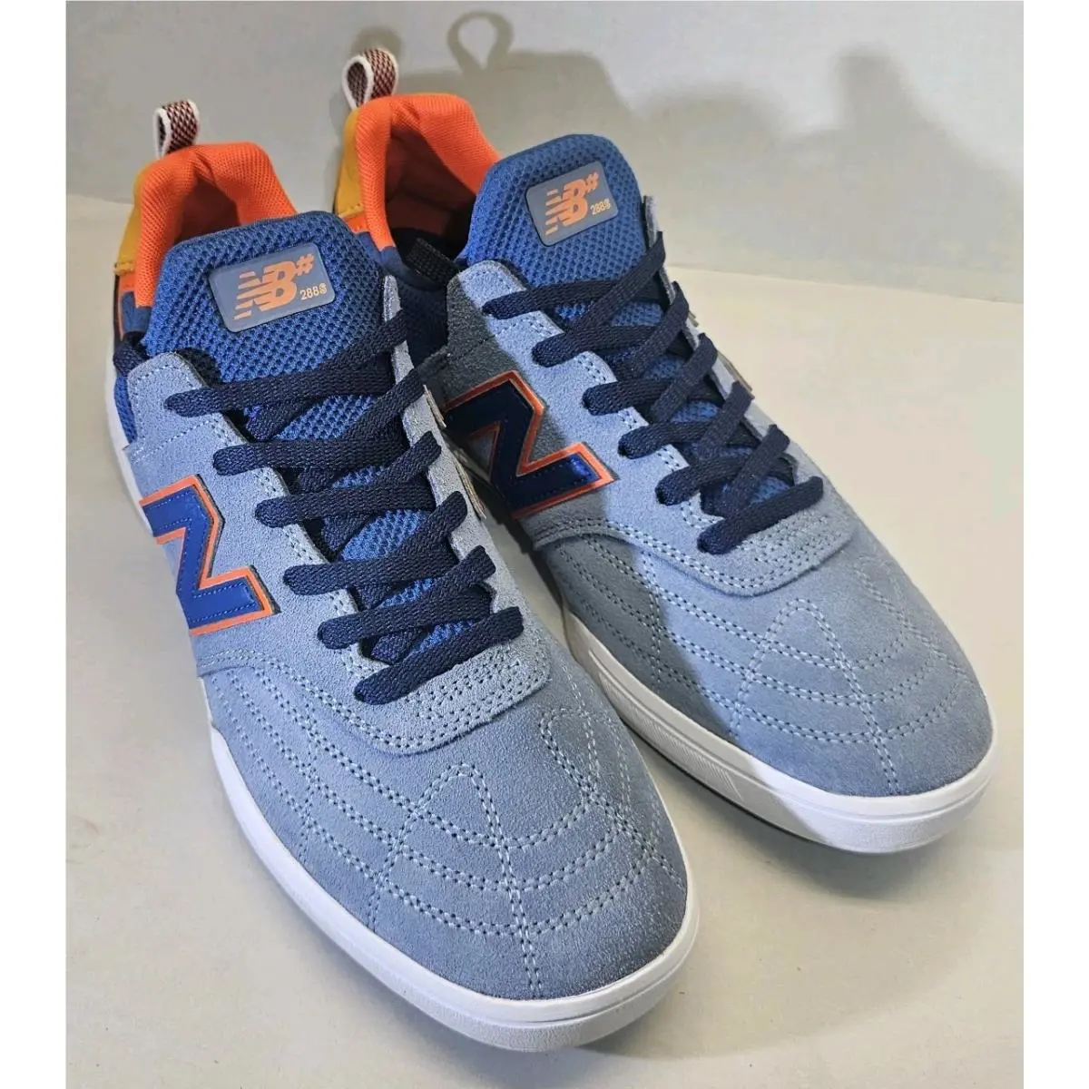 New Balance shoes - New Balance Numeric 288 - Numeric - NM288STG - Grey/Blue/Orange, Manufacturer: Grey/Orange 5