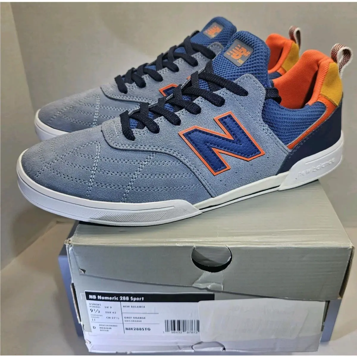 New Balance shoes - New Balance Numeric 288 - Numeric - NM288STG - Grey/Blue/Orange, Manufacturer: Grey/Orange 0