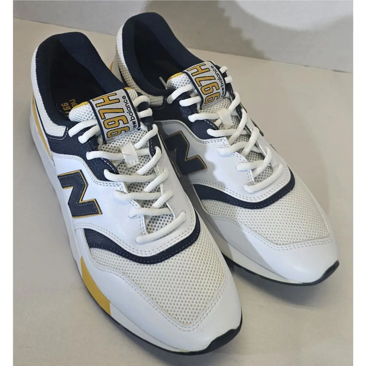 New Balance shoes - New Balance 997H - CM 997 HDL - White/Navy Blue/Yellow 4