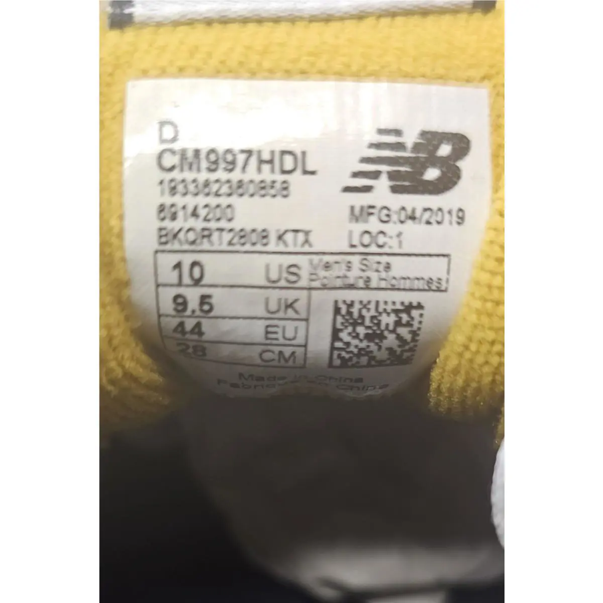 New Balance shoes - New Balance 997H - CM 997 HDL - White/Navy Blue/Yellow 12