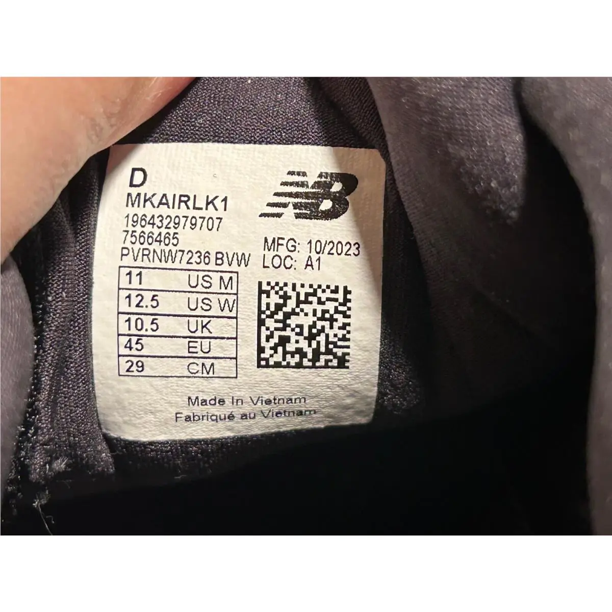 New Balance shoes - Black, White 12