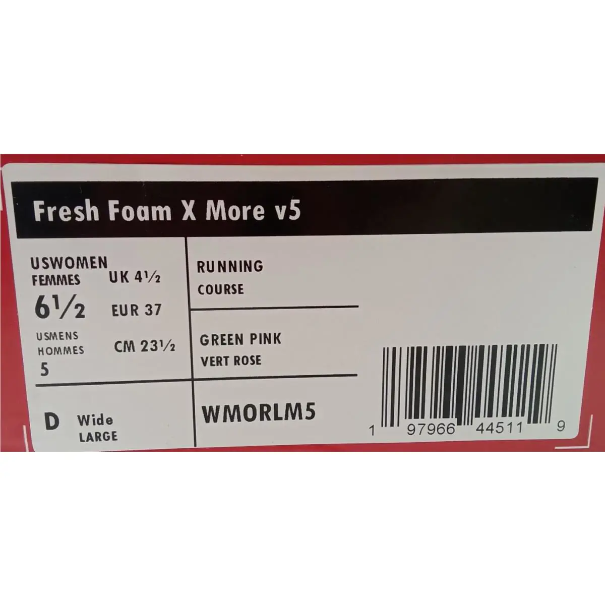 New Balance shoes - New Balance Fresh Foam X More v5 - WMORLM5 - Green 5