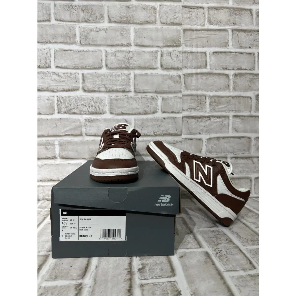 New Balance 430 Brown/ White Women’s Sneakers BB480LHB Size 6 New