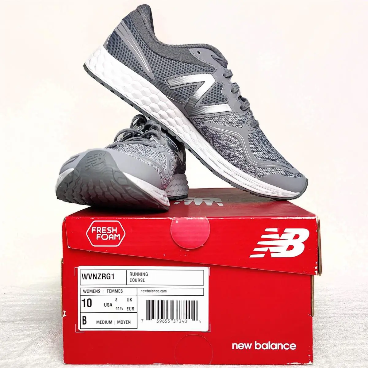 New Balance shoes - New Balance Veniz Fresh Foam - WVNZRG1 - Gray & White 1