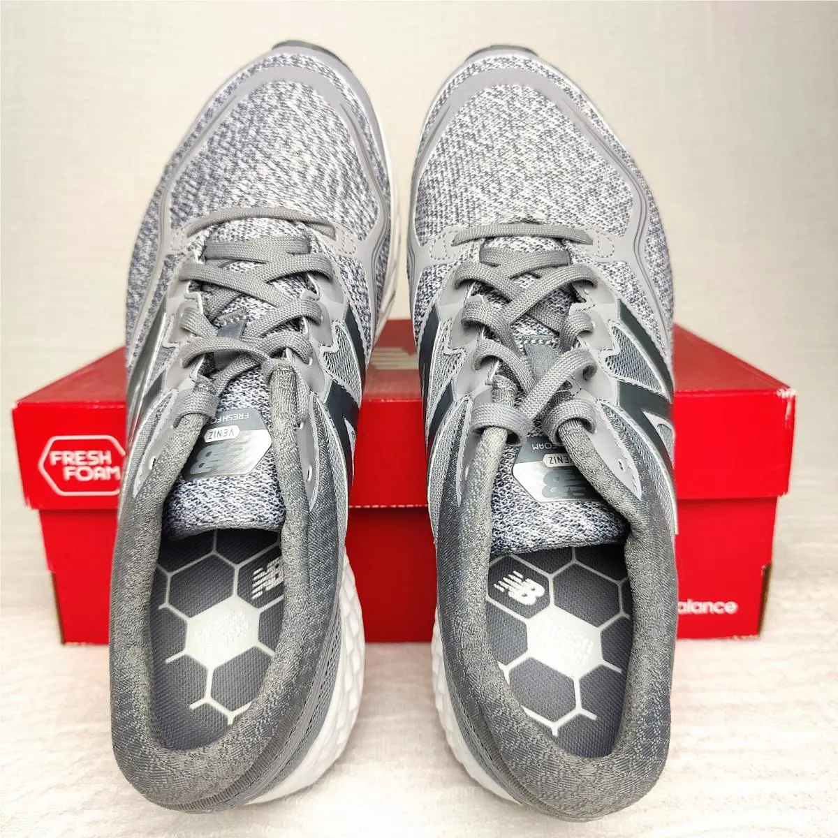New Balance shoes - New Balance Veniz Fresh Foam - WVNZRG1 - Gray & White 4