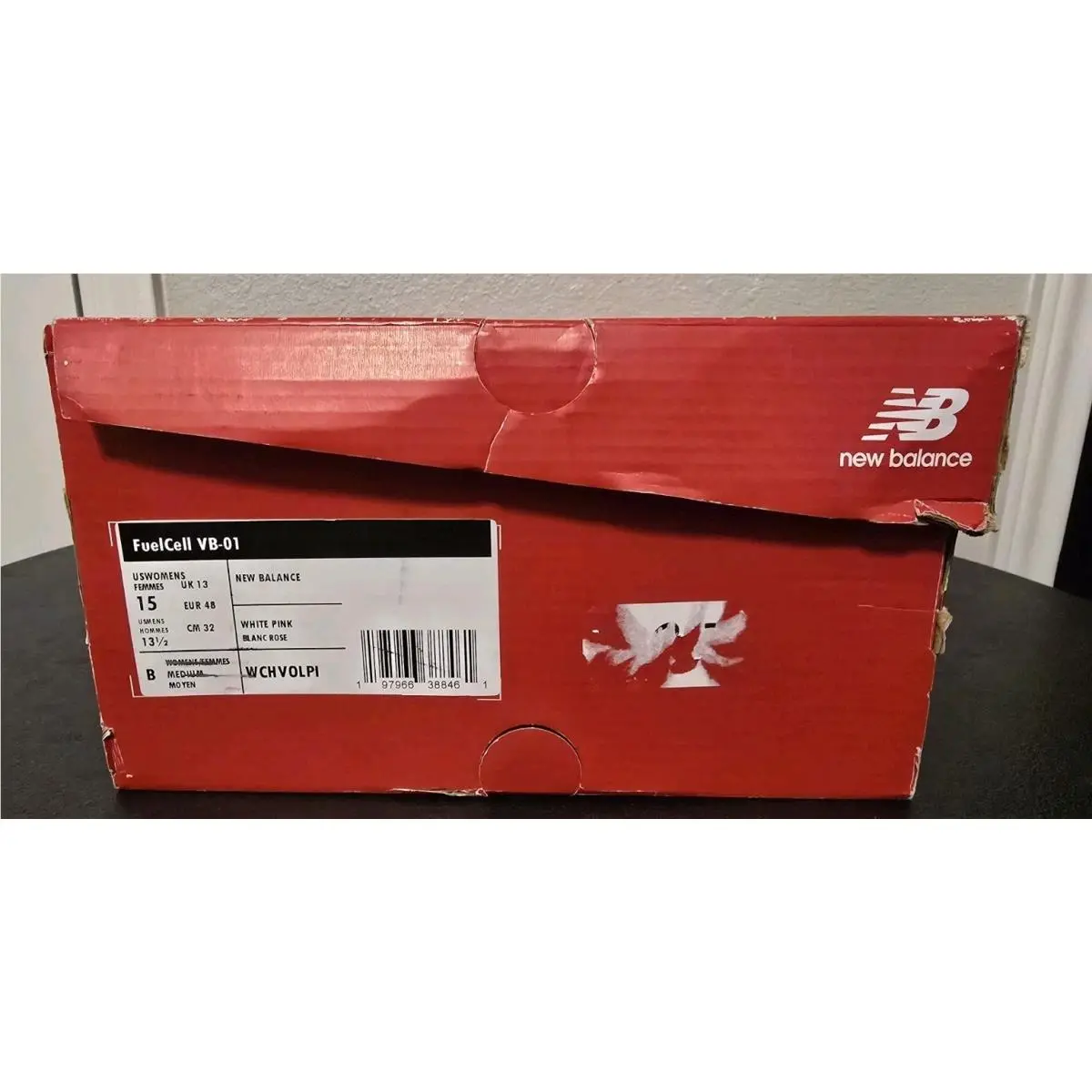 New Balance shoes - New Balance FuelCell VB-01 - FuelCell - WCHVOLPI - White (UPC: 197966388461) 8