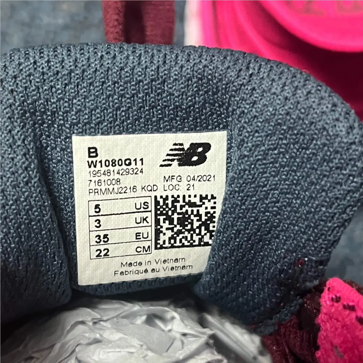 New Balance shoes - New Balance 1080 - W1080G11 - Pink 7