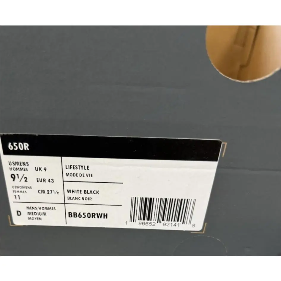New Balance shoes - New Balance 650 R - BB650RWH - White (UPC: 0196652921432) 10