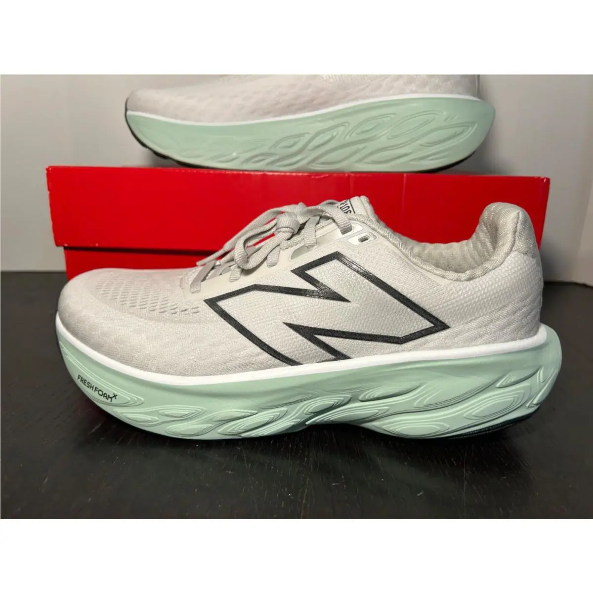 New Balance shoes - New Balance Fresh Foam 1080 - Grey, Black, Green 5
