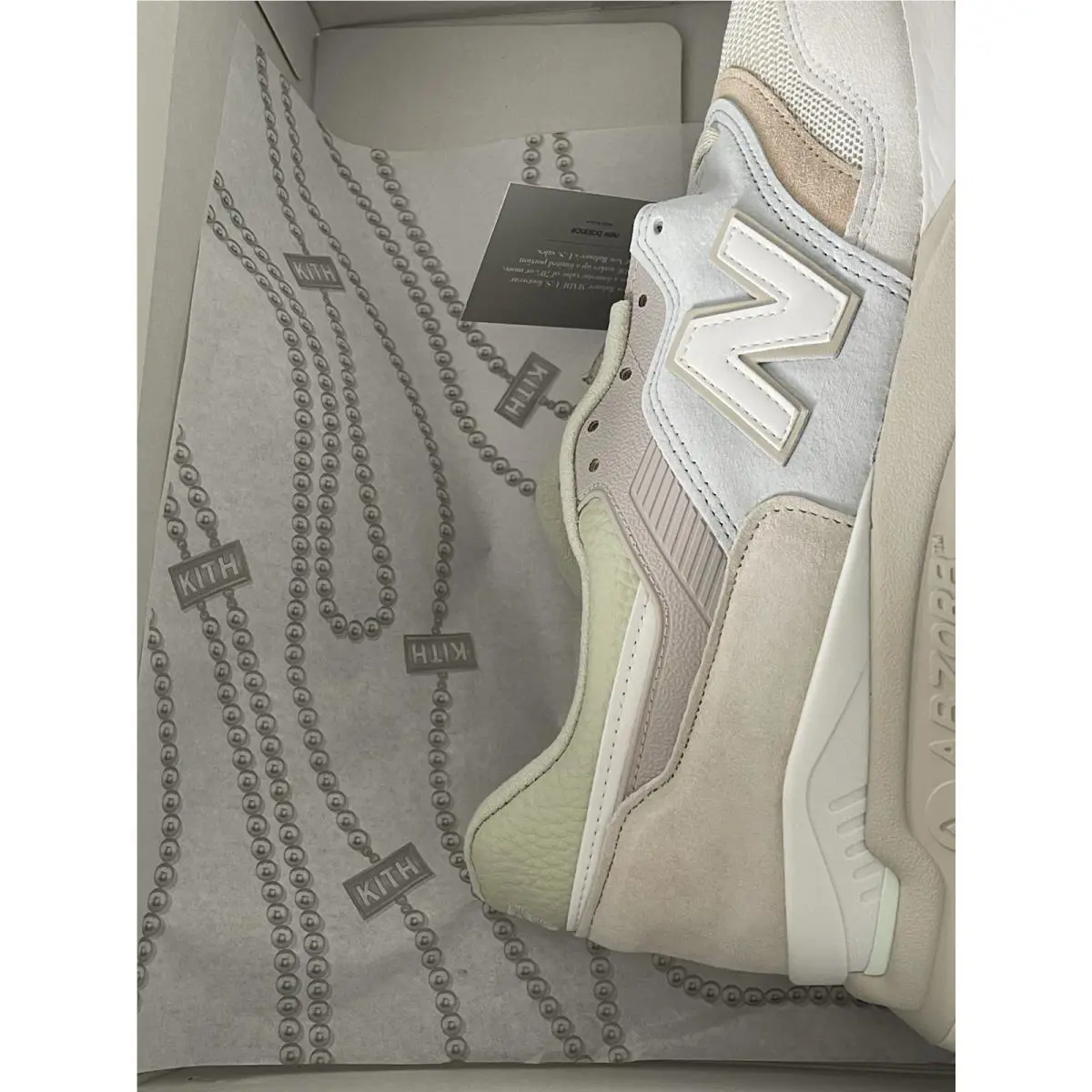 New Balance shoes - New Balance 997.5 - U9975KT - Multicolor, Manufacturer: White/Ice Blue/Peach 8