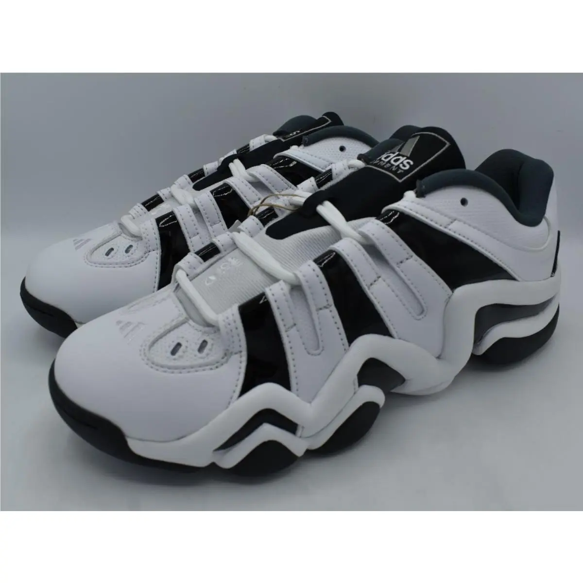 Adidas Originals Men Size 14 Crazy 8 Low Black White Basketball Shoes Sneakers - Multicolor