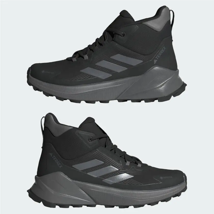 Adidas Women`s Terrex Free Hiker Gore-tex 2.0 Hiking Shoes: Black - Size 7