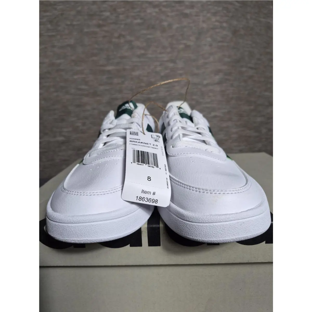 Adidas shoes - adidas Breaknet - Breaknet - IG6885 - White and green 12