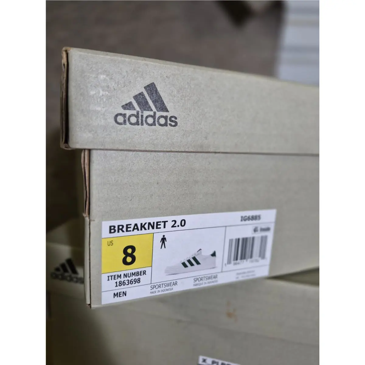 Adidas shoes - adidas Breaknet - Breaknet - IG6885 - White and green 15
