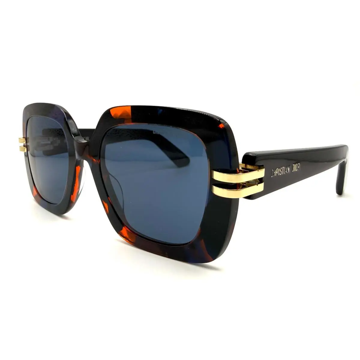 Christian  Cdior S2I 28B0 Tortoise Blue Sunglasses 52-21-135 Rx by Dior
