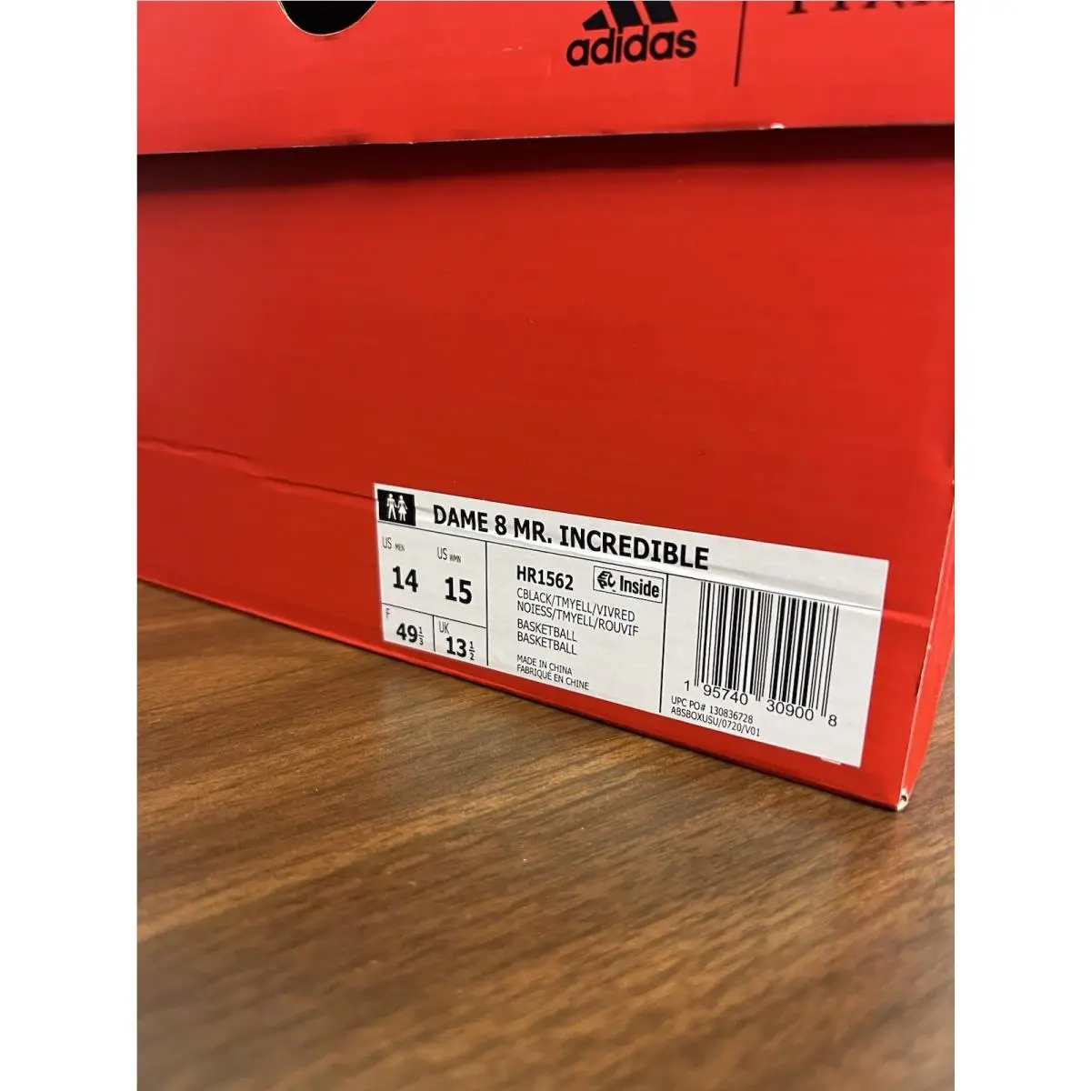 Adidas shoes - adidas Dame 8 - Dame - HR1562 - Red (UPC: 0195740309008) 6