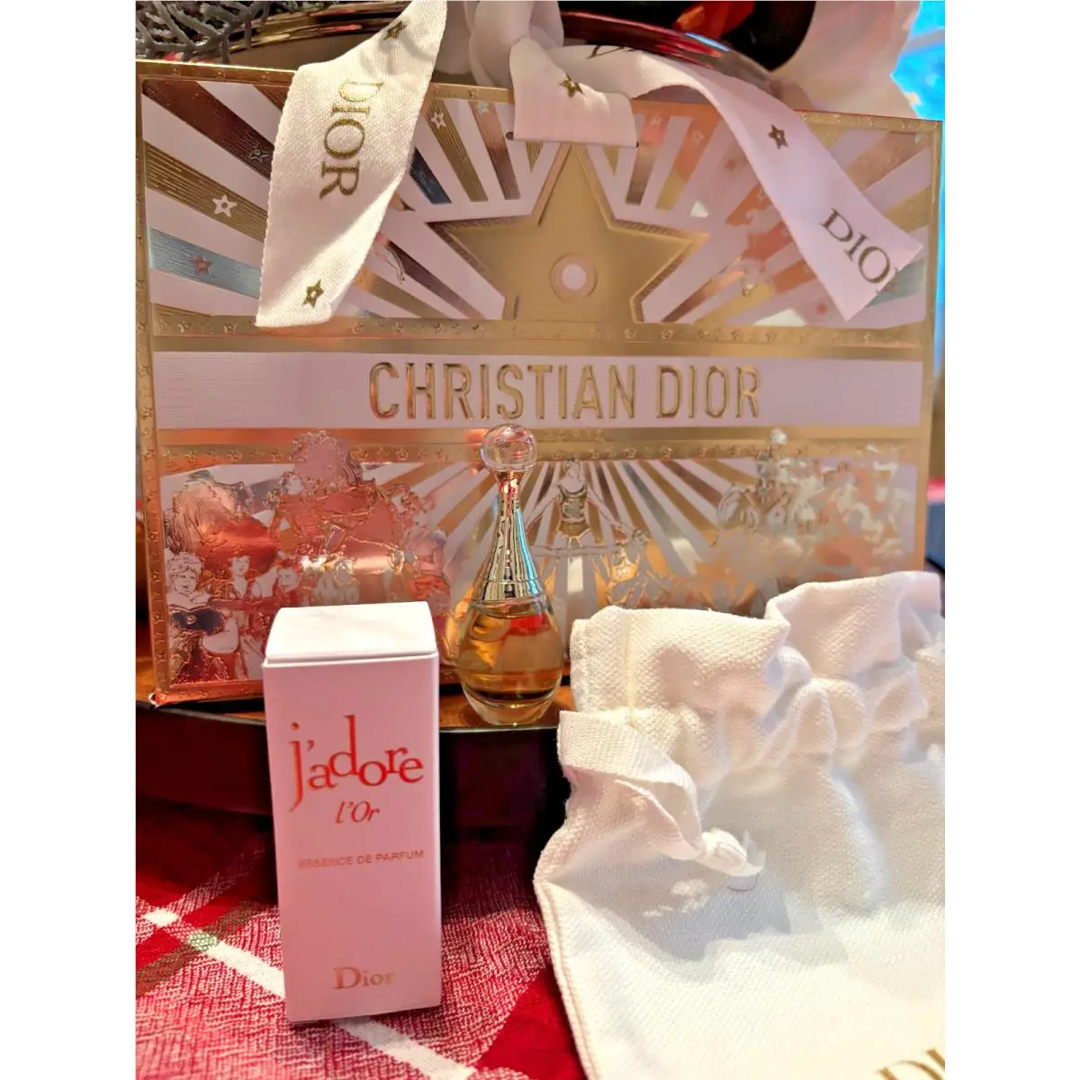 Dior J`adore Perfume Bag Limited Edition Holiday Gift Set Wedding Girl Travel q