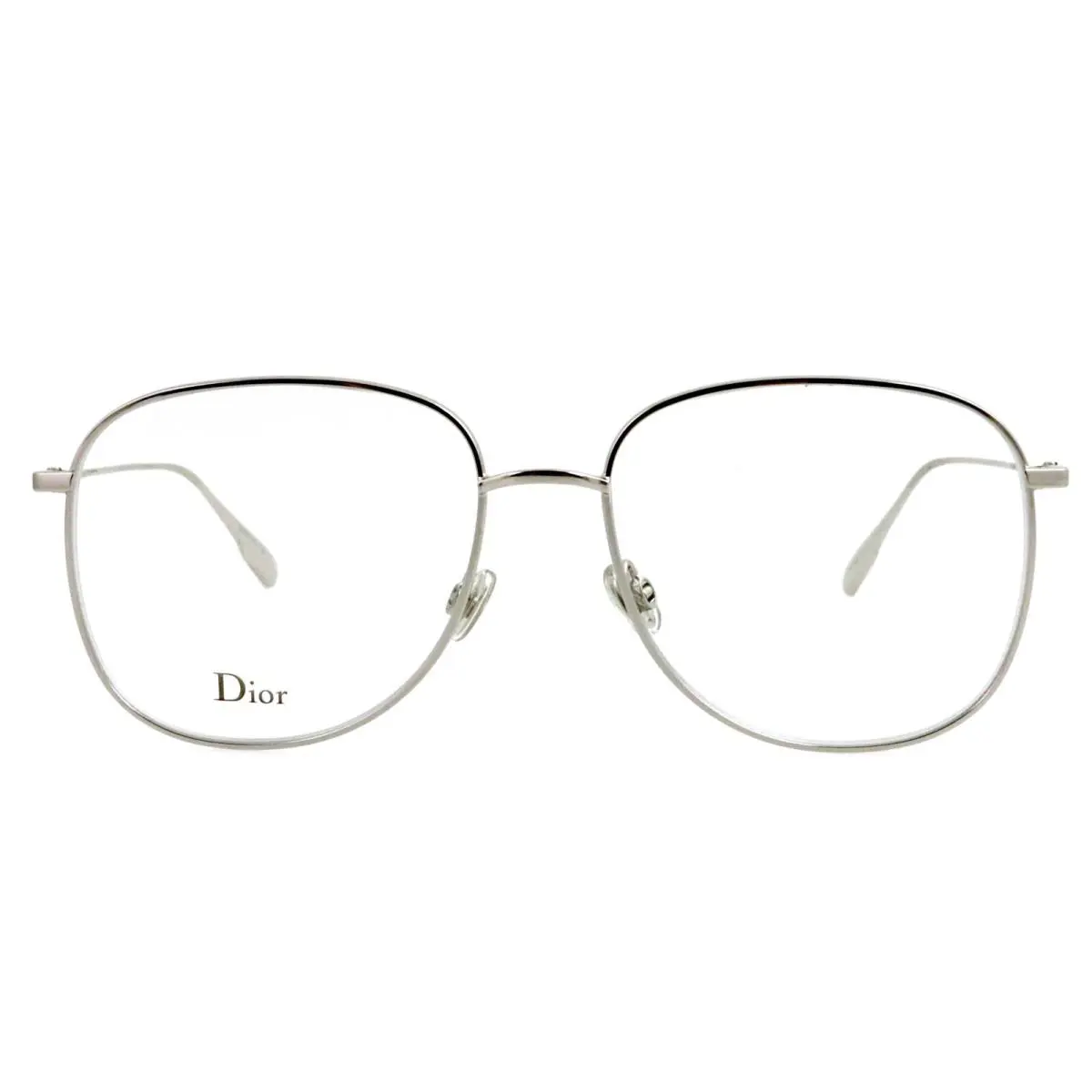 Christian  Stellaire O8 010 56mm Silver Square Eyeglasses Frames Italy by Dior